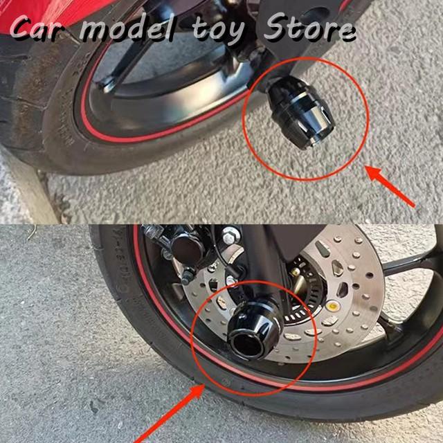 ブランド登録なし - 【並行輸入品】ホンダADV150 ADV350 ADV 150 350用付属品 フロントリアホイールアクスルフォーククラッシュスライダー傾倒