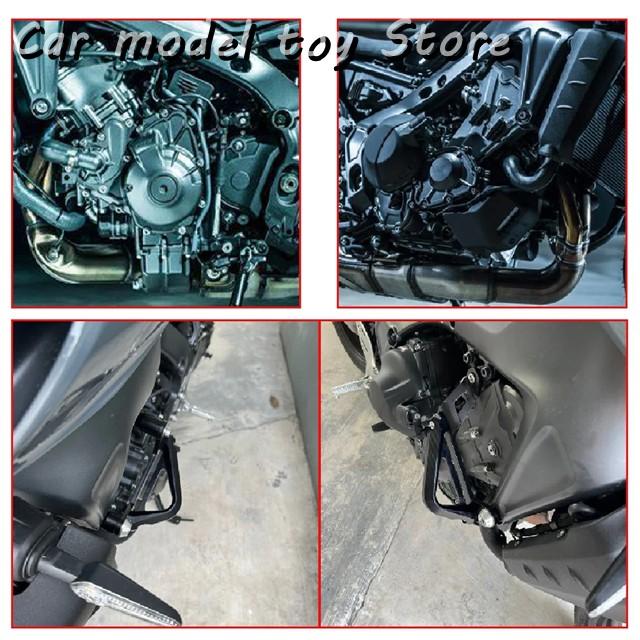 【並行輸入品】ヤマハ XSR900 ABS MT09 SP MT-09 TRACER 9 9GT 2021-2024 対応 バイク フレームスライダー エンジンクラッシュバー 転倒プロテクターセットの画像
