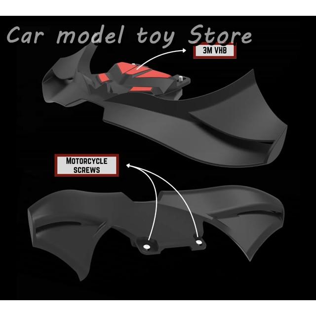並行輸入品】オートバイ空力ウィング フロントスポイラー ダウン