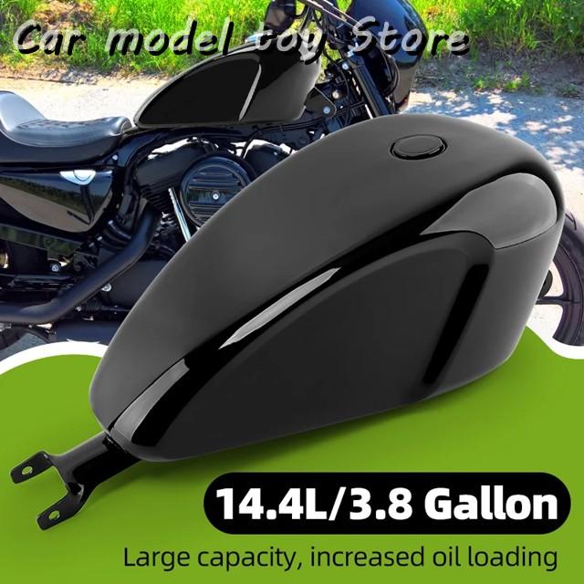 【並行輸入品】ハーレー 14.4L大容量オートバイガソリンタンク燃料タンクインジェクション適合スポーツスターXLアイアン883 1200 2007 2008-2023 EFI付き_1