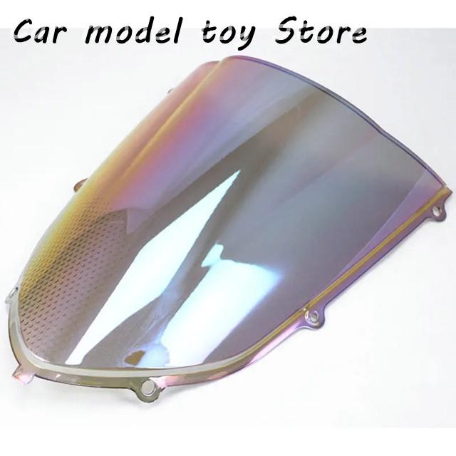 【並行輸入品】2004-07 のカワサキ Z750S S Z750 S オートバイのダブルのバブル風防の WINDSCREEN スクリーン黒イリジウムのクロム_4