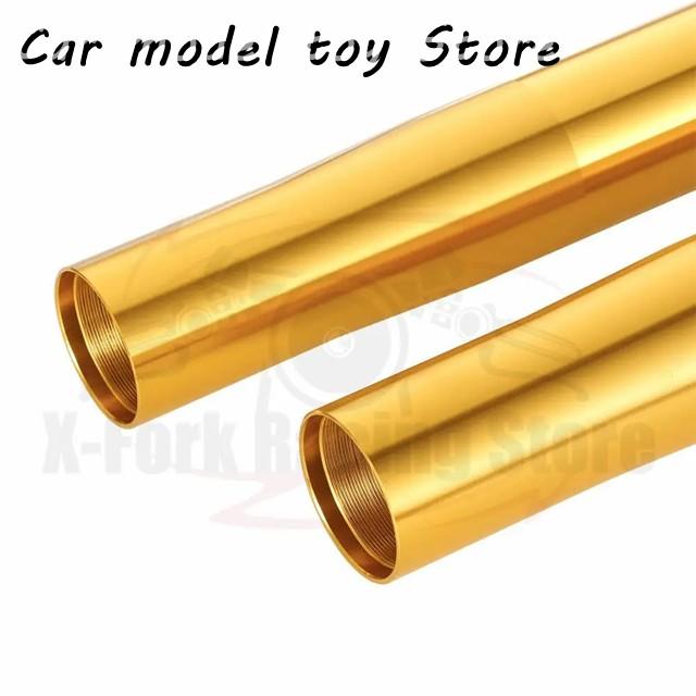 【並行輸入品】黒/金のフロント外のフォークの管はヤマハ R1 2002-2003 5PW-23136-10-00 482MM の衝撃吸収材の支柱のフォークの足 バーを配管_3