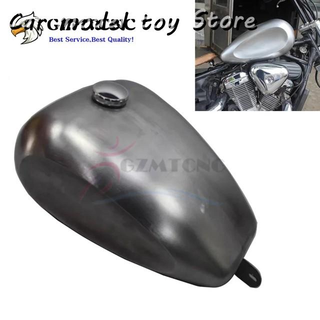【並行輸入品】ホンダの影 VT600 STEED400 STEED600 VLX600 VLX400 STEED 400 600 14L オートバイの金属の燃料タンクのガスのレトロのガソリン_1