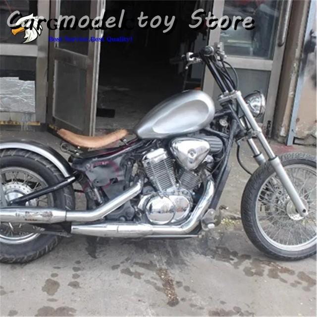 【並行輸入品】ホンダの影 VT600 STEED400 STEED600 VLX600 VLX400 STEED 400 600 14L オートバイの金属の燃料タンクのガスのレトロのガソリン_2
