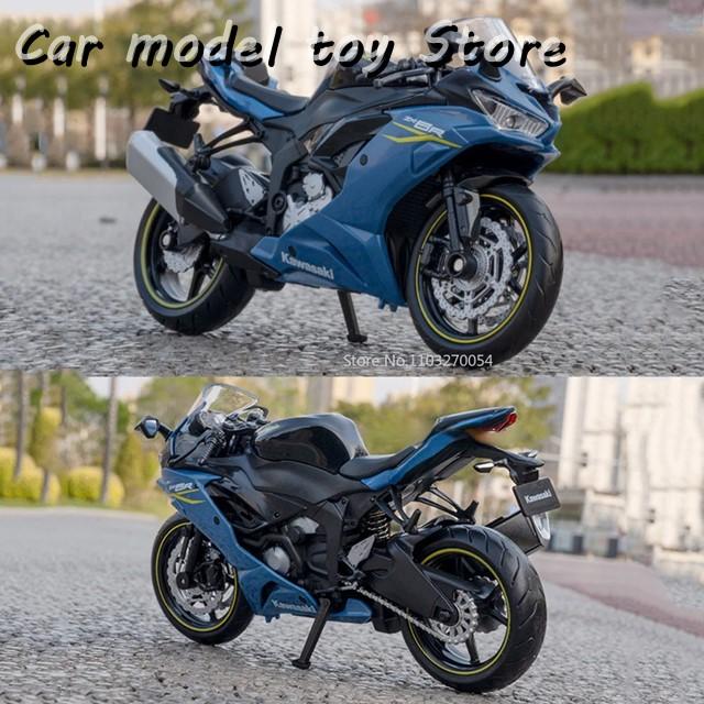 並行輸入品】カワサキ ZX-6Rバイク 二輪モデル 合金玩具 フロント