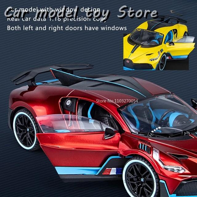 【並行輸入品】 DIVOスポーツカーモデルシミュレーション 合金金属 音光 プルバック 車 コレクション ボーイ ギフト 1:18装飾品の画像
