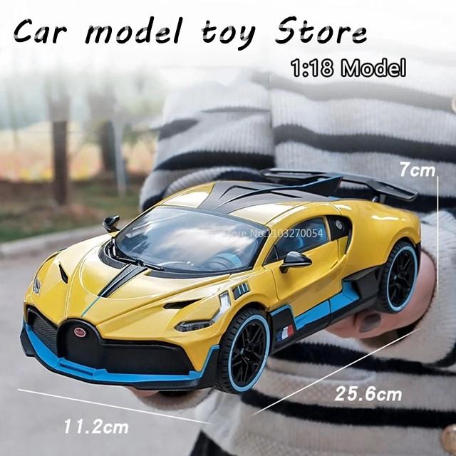 【並行輸入品】 DIVOスポーツカーモデルシミュレーション 合金金属 音光 プルバック 車 コレクション ボーイ ギフト 1:18装飾品の画像