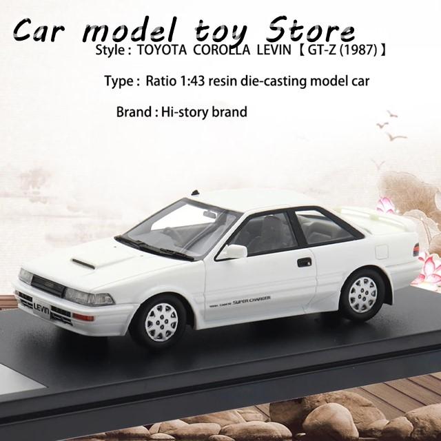 【並行輸入品】 COROLLA LEVIN GT-Zモデルカー ハイシミュレーション 樹脂 スタイル 車 コレクション玩具 ギフト 1:43 1987の画像