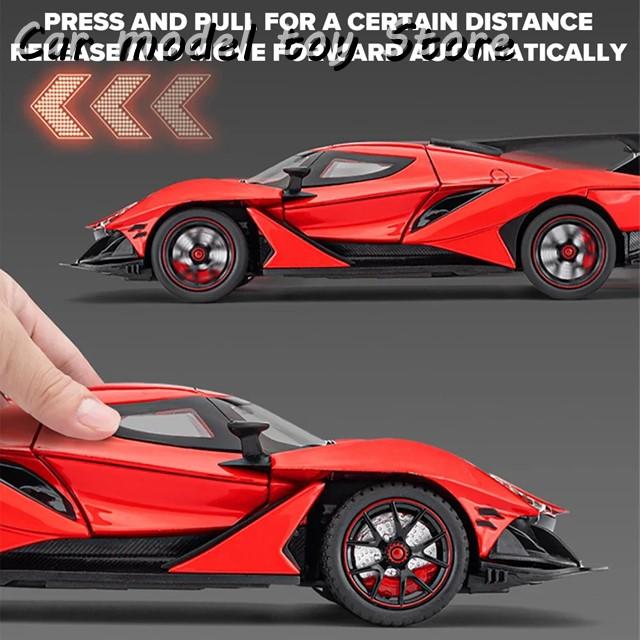 金属車スケール1/24アポロIEスーパーカーダイキャスト合金カー 金属車スケール1/24アポロIEスーパーカーダイキャスト合金カー