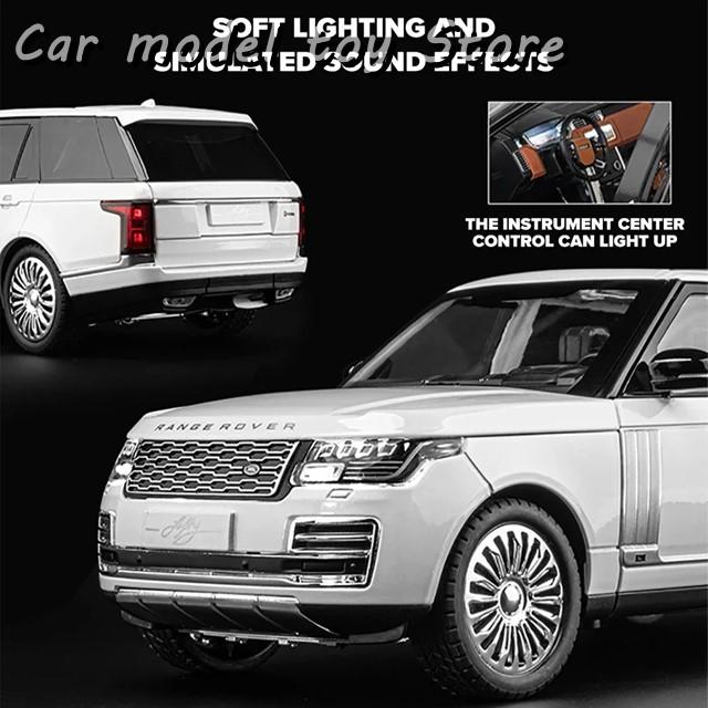 【並行輸入品】 ビッグサイズ金属車スケール1/18レンジローバーSUVダイキャスト合金モデル音ライトの画像