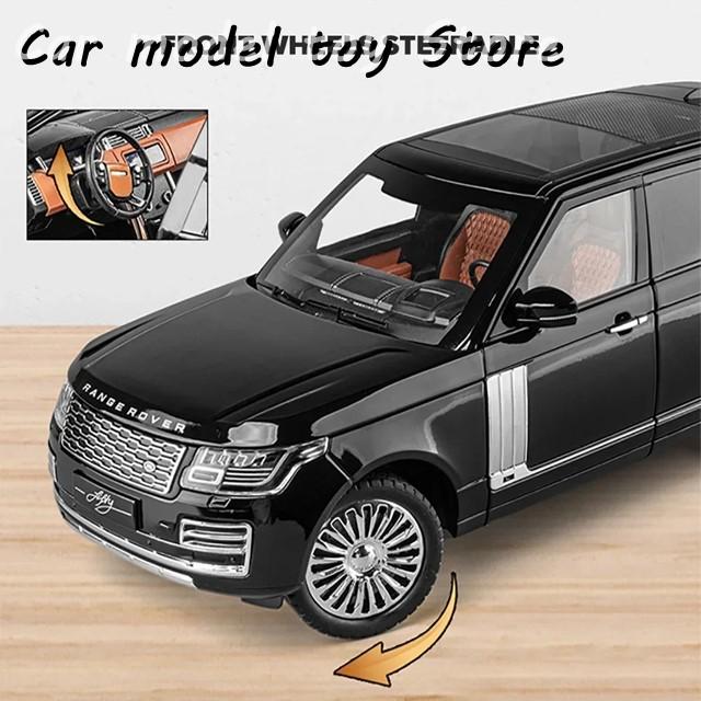 【並行輸入品】 ビッグサイズ金属車スケール1/18レンジローバーSUVダイキャスト合金モデル音ライトの画像