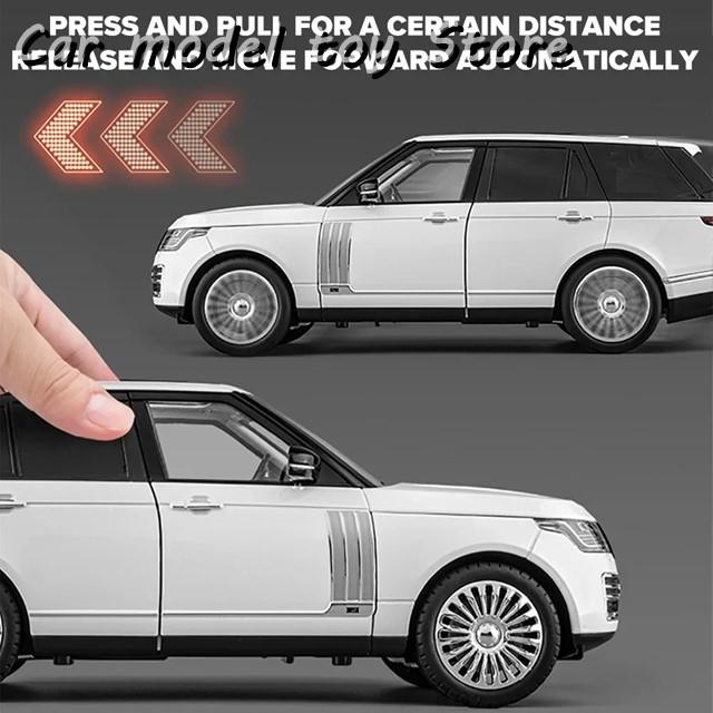 【並行輸入品】 ビッグサイズ金属車スケール1/18レンジローバーSUVダイキャスト合金モデル音ライトの画像