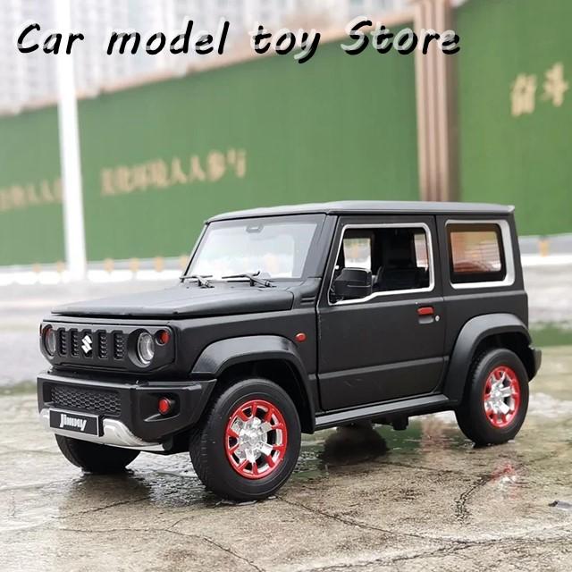 【並行輸入品】スズキ  1:18ジムニーSUV合金カーモデルダイキャストホイールステアリングサウンド光モデルコレクションの画像