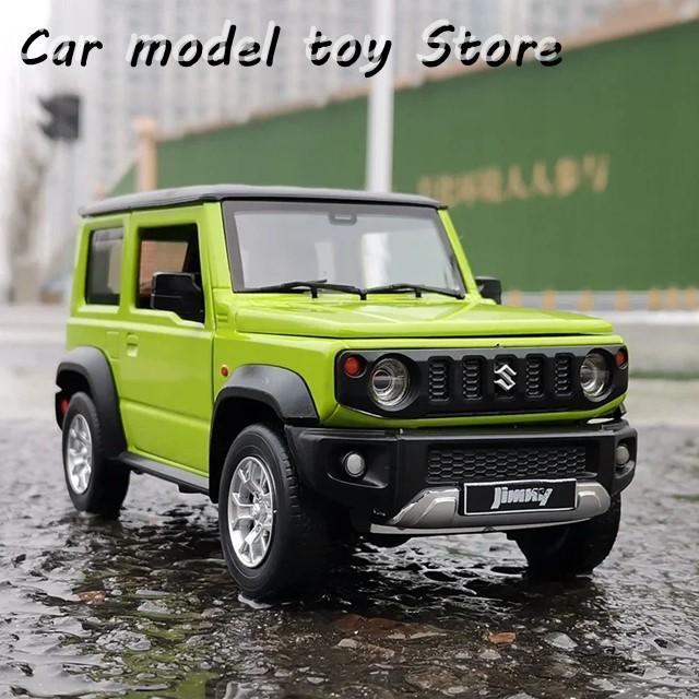 【並行輸入品】スズキ  1:18ジムニーSUV合金カーモデルダイキャストホイールステアリングサウンド光モデルコレクションの画像