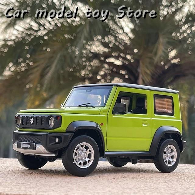【並行輸入品】スズキ  1:18ジムニーSUV合金カーモデルダイキャストホイールステアリングサウンド光モデルコレクションの画像