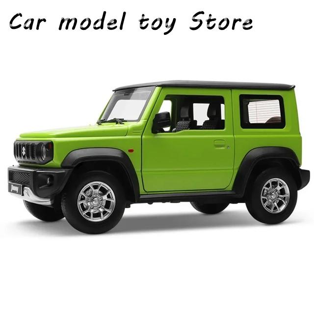 【並行輸入品】スズキ  1:18ジムニーSUV合金カーモデルダイキャストホイールステアリングサウンド光モデルコレクションの画像