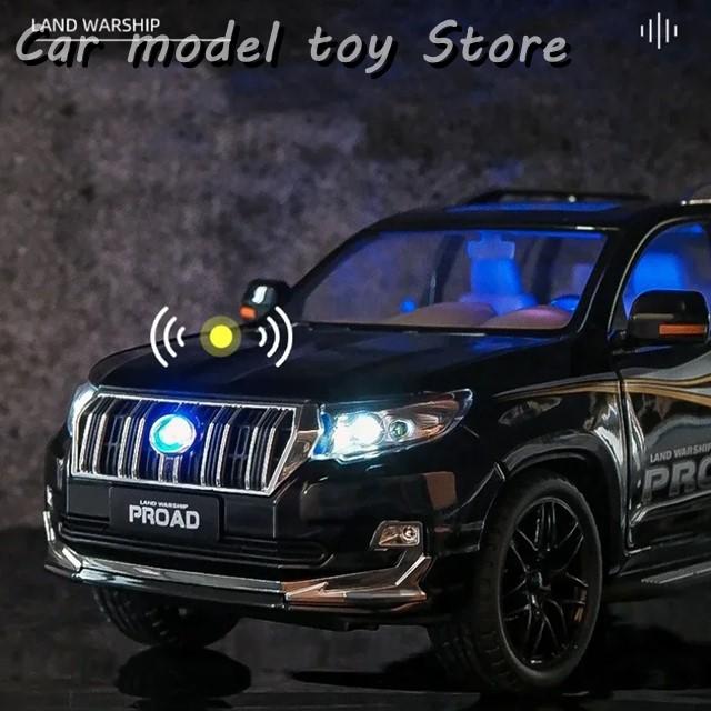 並行輸入品】 1:18トヨタランドクルーザープラドSUV合金カー