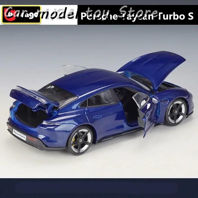【並行輸入品】ポルシェ  BBURAGO 1:24  テイカン ターボ S クーペ合金車モデル ダイキャスト金属玩具スポーツカー モデル シミュレの画像