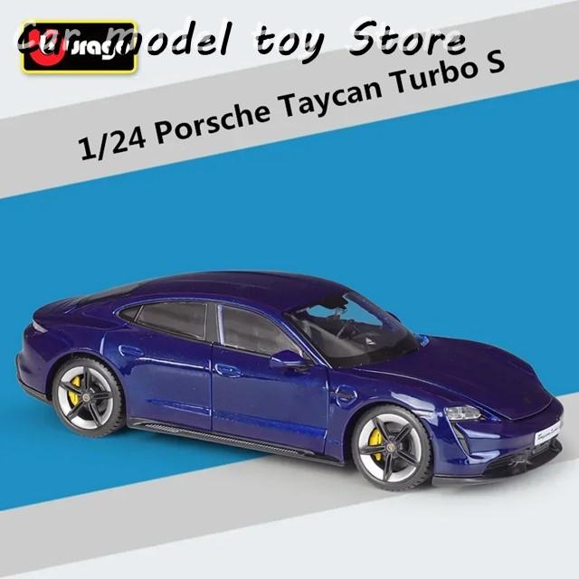 【並行輸入品】ポルシェ  BBURAGO 1:24  テイカン ターボ S クーペ合金車モデル ダイキャスト金属玩具スポーツカー モデル シミュレの画像