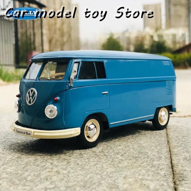 【並行輸入品】 WELLY 1:24 VOLKSWAGEN 1972 T2 T1 ALLOY BUS MODEL DIECAST METAL TOY CLASSIC CAR BUS MODEL SIMULATION COLLECTION CHILDREN TOY GIFTの画像