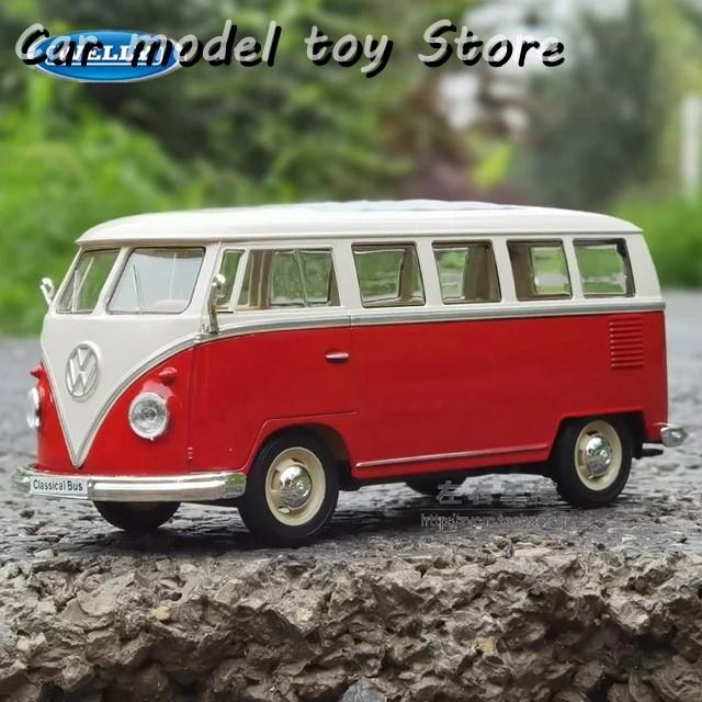 【並行輸入品】 WELLY 1:24 VOLKSWAGEN 1972 T2 T1 ALLOY BUS MODEL DIECAST METAL TOY CLASSIC CAR BUS MODEL SIMULATION COLLECTION CHILDREN TOY GIFTの画像