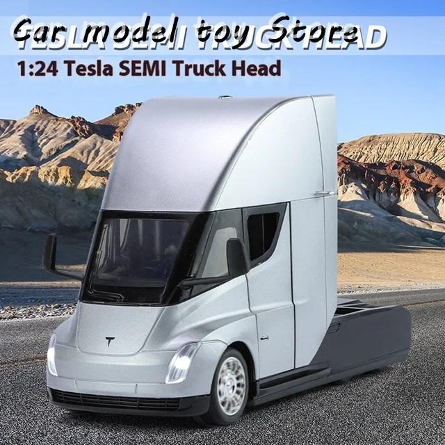 テスラ ミニカー Tesla Semi テスラセミ1:24 並行輸入品】テスラ 1:24セミトラックトレーラートラックトレーラー