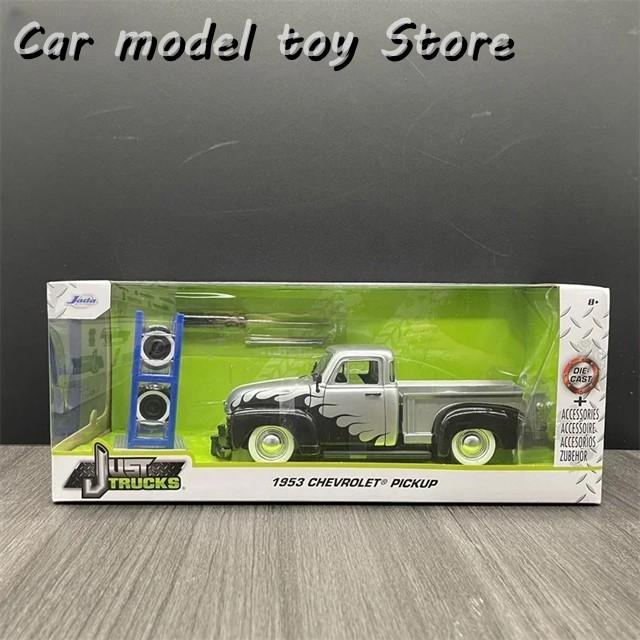【並行輸入品】シボレー  JADA 1:24 1953  PICKUP HIGH SIMULATION DIECAST CAR METAL ALLの画像