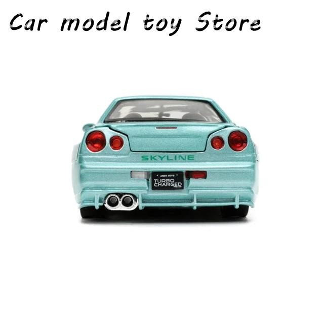 【並行輸入品】日産  JADA1:24 BRIAN 2002  SKYLINE GT-R R34 TOYS JDM STREET DRIFT SUの画像