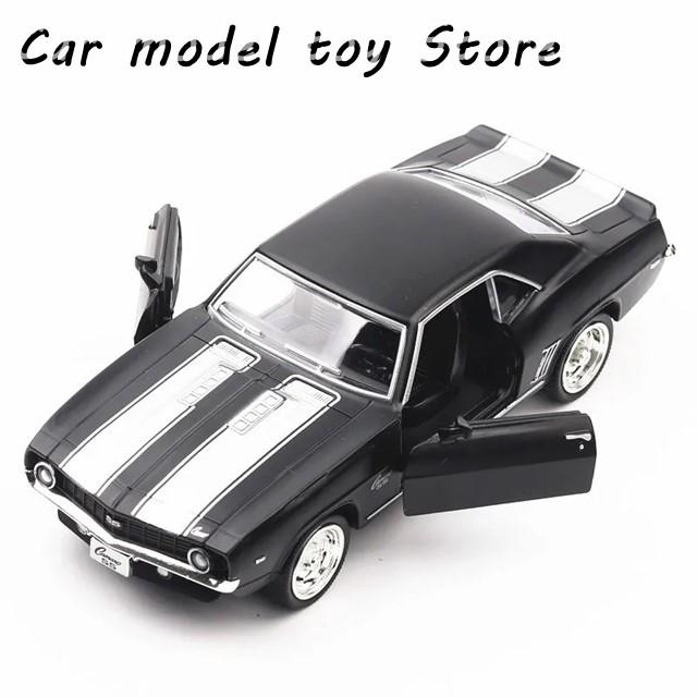 1:36シボレー米国1969カマロSSヴィンテージマットブラックダイ 1:36シボレー米国1969カマロSSヴィンテージマットブラックダイ
