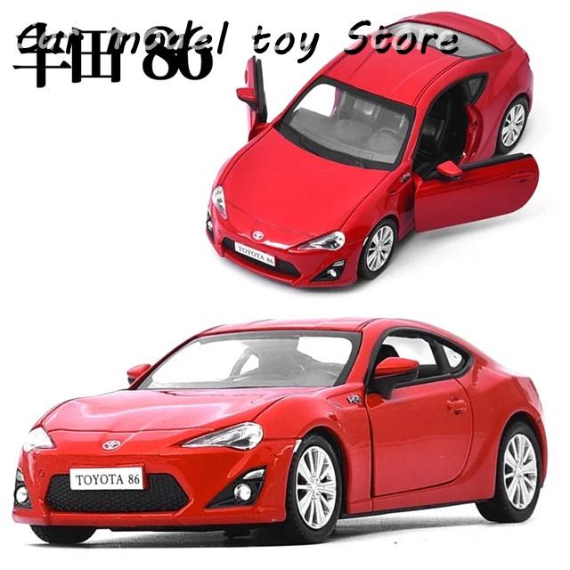 1:36トヨタGT86スケール合金カーモデルメタルダイキャスト装飾 