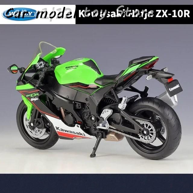 並行輸入品】カワサキ WELLY 1:12 ニンジャ ZX10Rバイクモデル車両