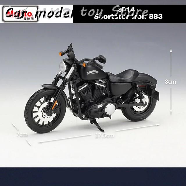 並行輸入品】ハーレー MAISTO 1:12 2014スポーツスターアイアン883合金