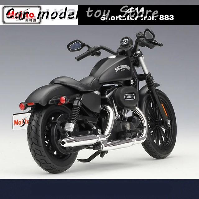 並行輸入品】ハーレー MAISTO 1:12 2014スポーツスターアイアン883合金