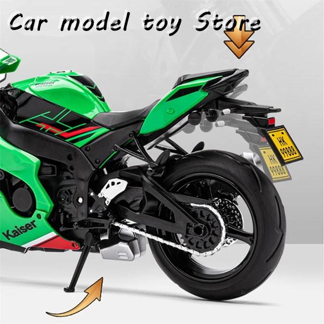 ドリフト他 1:12カワサキスニンジャZX-10R合金スポーツバイクモデルダイキャスト