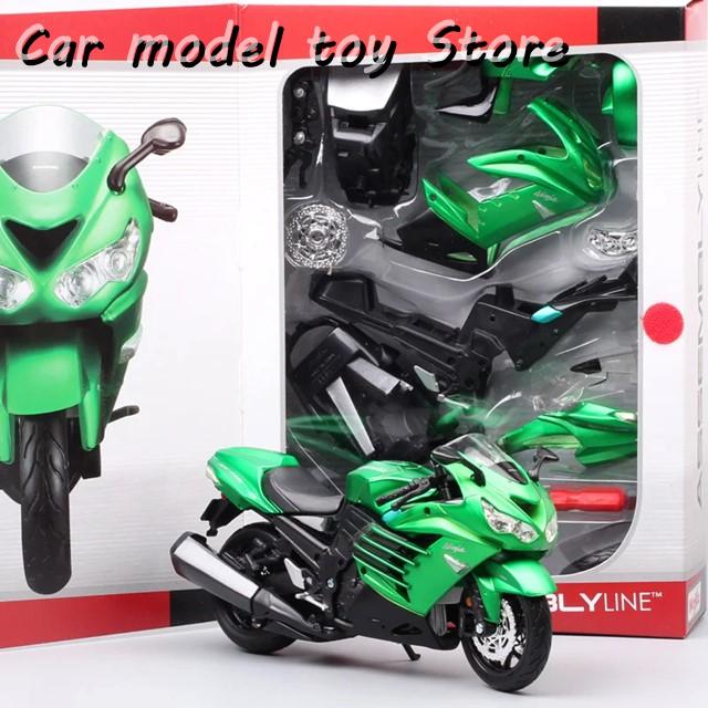 並行輸入品】カワサキ 組立版MAISTO 1:12ZX-14R合金レーシングバイク