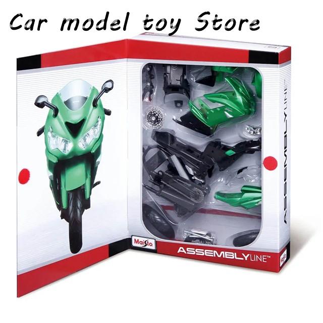 並行輸入品】カワサキ 組立版MAISTO 1:12ZX-14R合金レーシングバイク