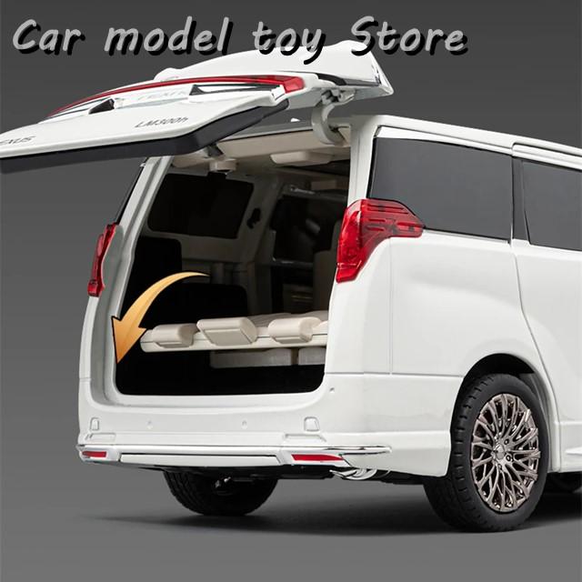 新品 KF MODEL 1/18 レクサス LM300 全開閉 ミニカー 金属製 1