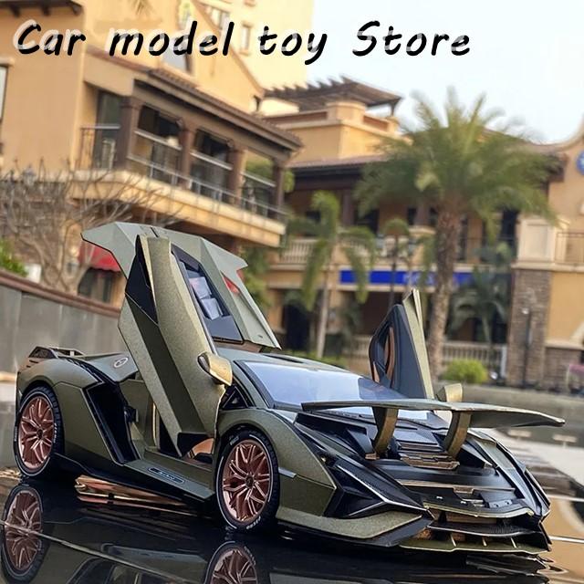 【並行輸入品】 ビッグサイズ1:18 SINAスポーツカー合金カーモデルダイキャスト 乗り物シミュレーションメタルカーモデルの画像