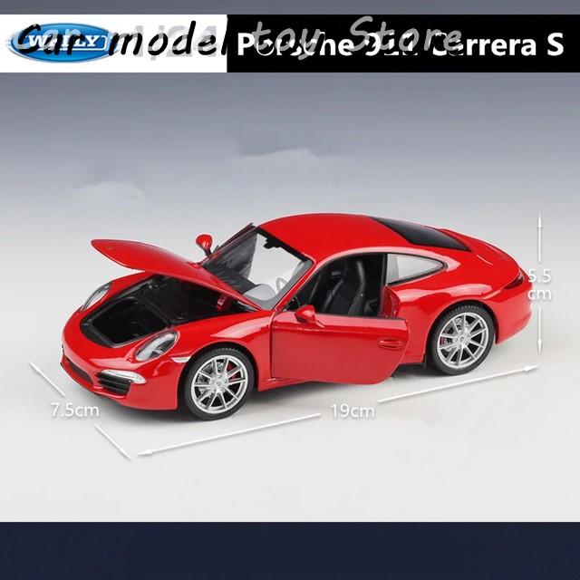 並行輸入品】ポルシェ WELLY 1:24 911 CARRERA S 991 COUPE ALLOY