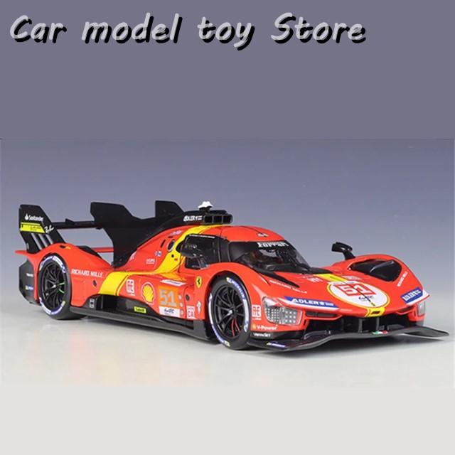 【並行輸入品】フェラーリ  1:24  499P 2023 ENDURANCE RACE ALLOY TRACK RACING CAR MODELの画像
