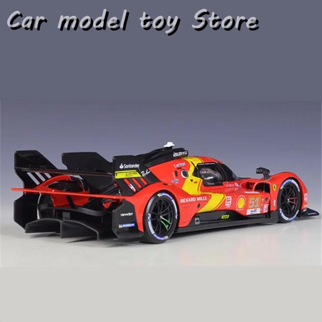 【並行輸入品】フェラーリ  1:24  499P 2023 ENDURANCE RACE ALLOY TRACK RACING CAR MODELの画像