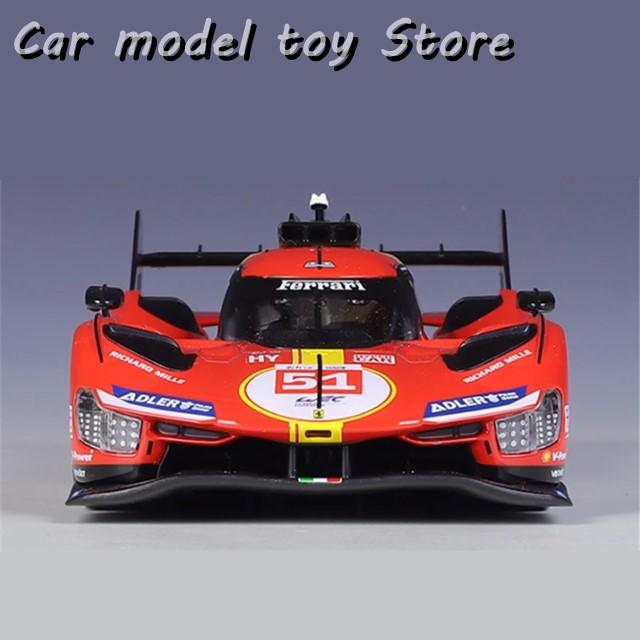 【並行輸入品】フェラーリ  1:24  499P 2023 ENDURANCE RACE ALLOY TRACK RACING CAR MODELの画像