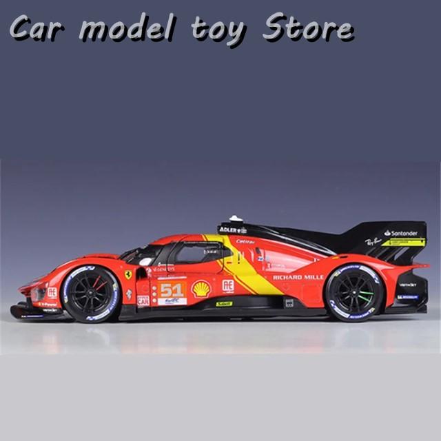 【並行輸入品】フェラーリ  1:24  499P 2023 ENDURANCE RACE ALLOY TRACK RACING CAR MODELの画像