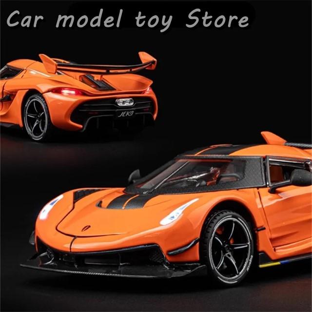 並行輸入品】 1:24ケーニグセグジェスコアタック合金レーシングカー