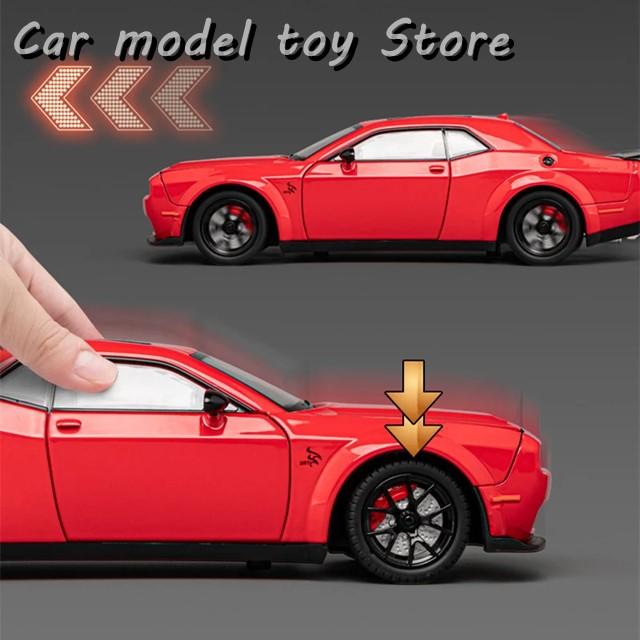 1:24ダッジチャレンジャーSRTヘルキャット合金レーシングカー 1:24ダッジチャレンジャーSRTヘルキャット合金レーシングカー
