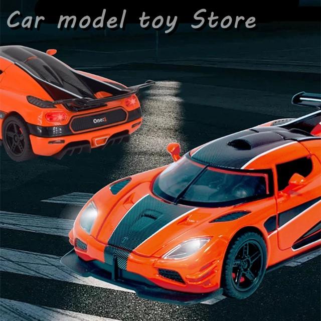 並行輸入品】 1:32ケーニグセグONE 1合金レーシングカーモデルダイ