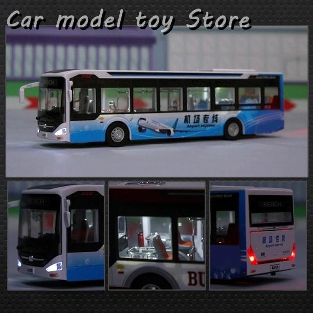 並行輸入品】 1:42スケール ミニカー バス ニューエナジー電気バス