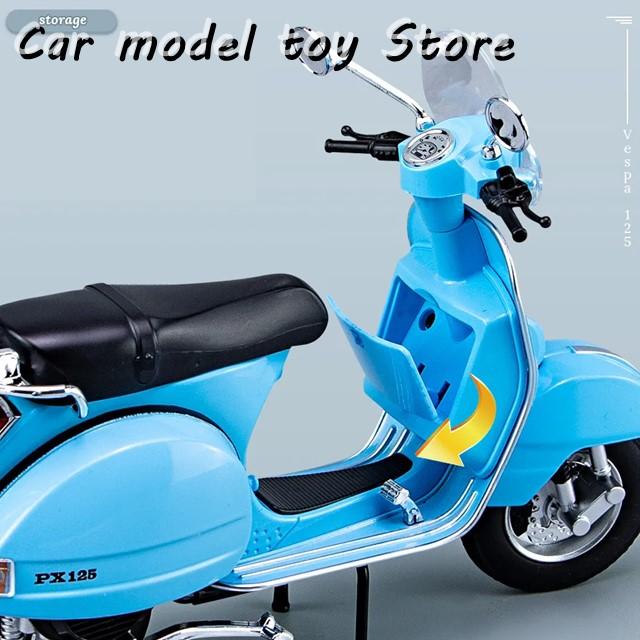 並行輸入品】ベスパ ダイカスト金属バイク モデル 1:10 スケール 125