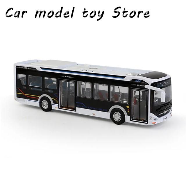 並行輸入品】 1:42スケールバス 新エネルギー電気バス 空港観光金属