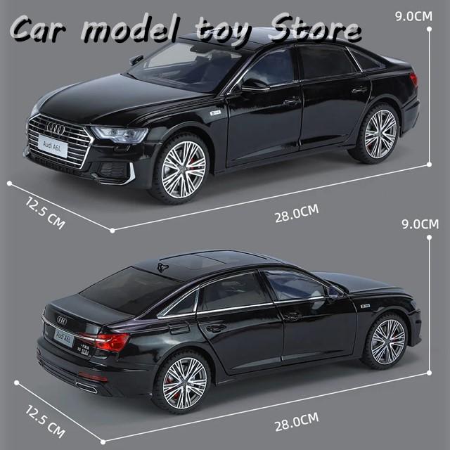 【並行輸入品】アウディ  1:18  A6 リムジン 合金カーモデル ダイキャスト玩具車 メタル鋳造 音光 プルバック式カー乗り物の画像